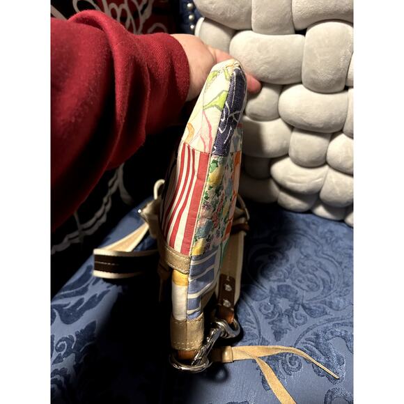 Coach Bohemian Patchwork Crossbody with Poppy Tags - Picture 5 of 10